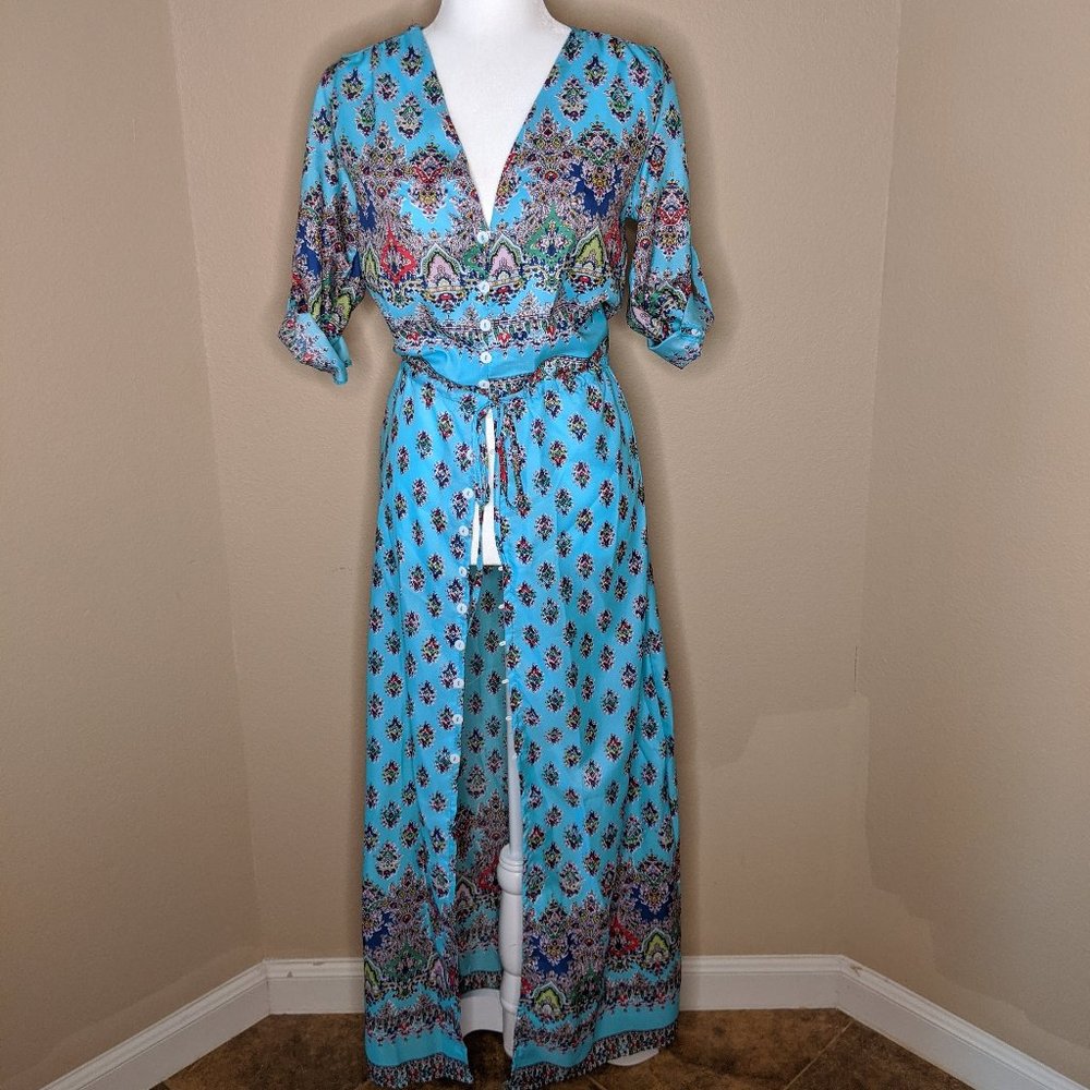 Trendy Button-Down Summer Dress
